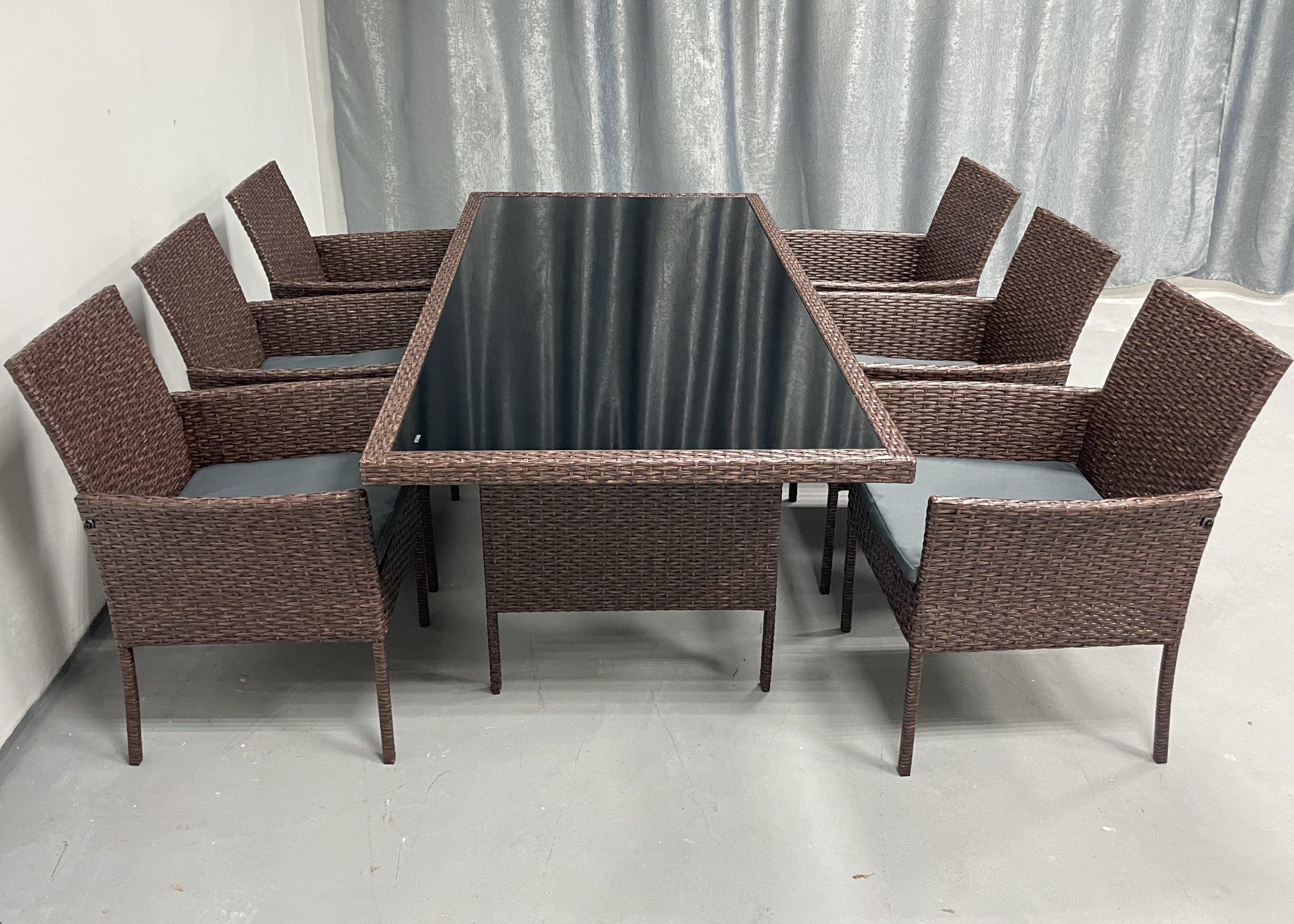 Садові меблі з ротангу Lounge Loft Набір "Big Family 6 Max" Темно-коричневий - Зображення 6