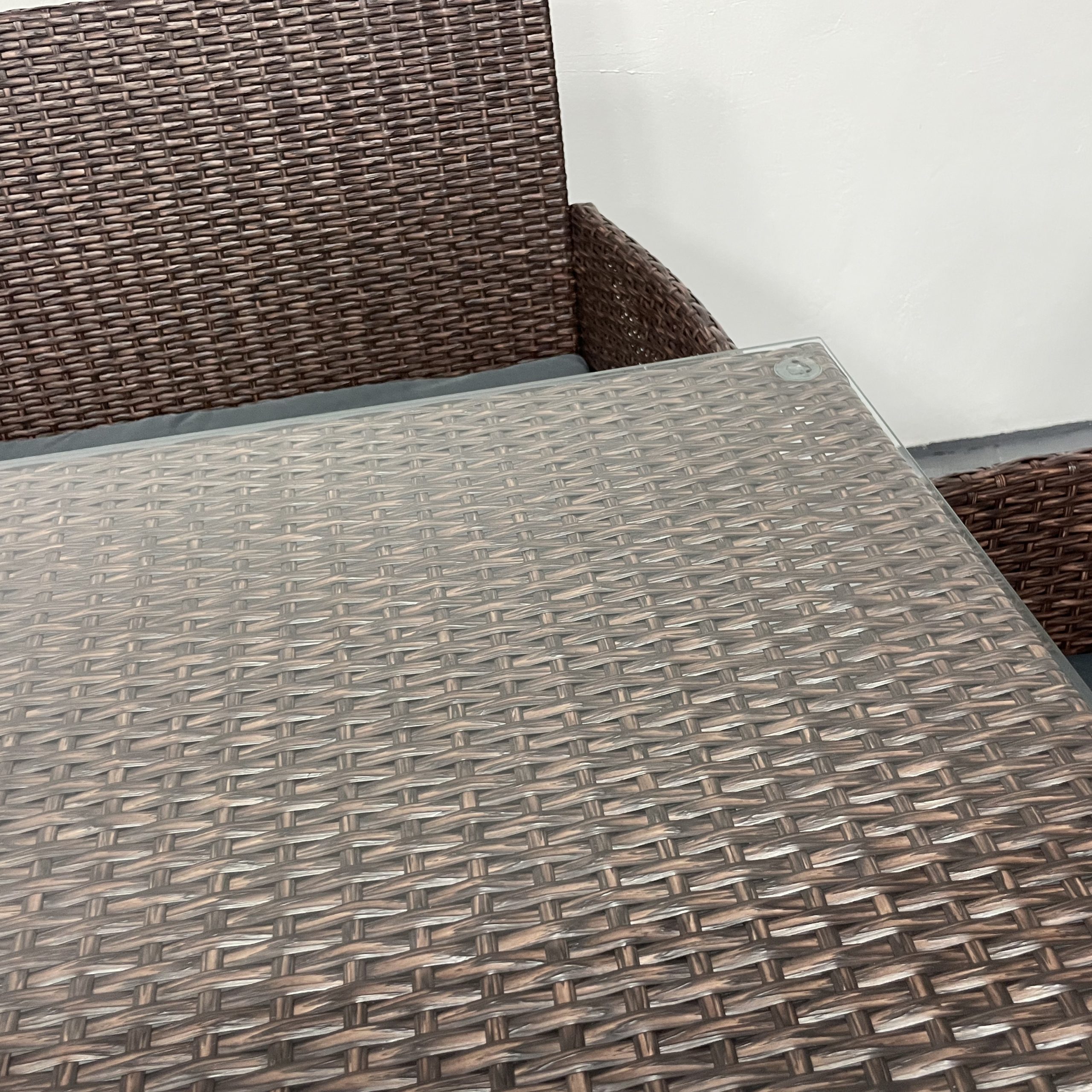 Садові меблі з ротангу Lounge Loft Набір "Обідній L-108" Темно-коричневий - Зображення 9