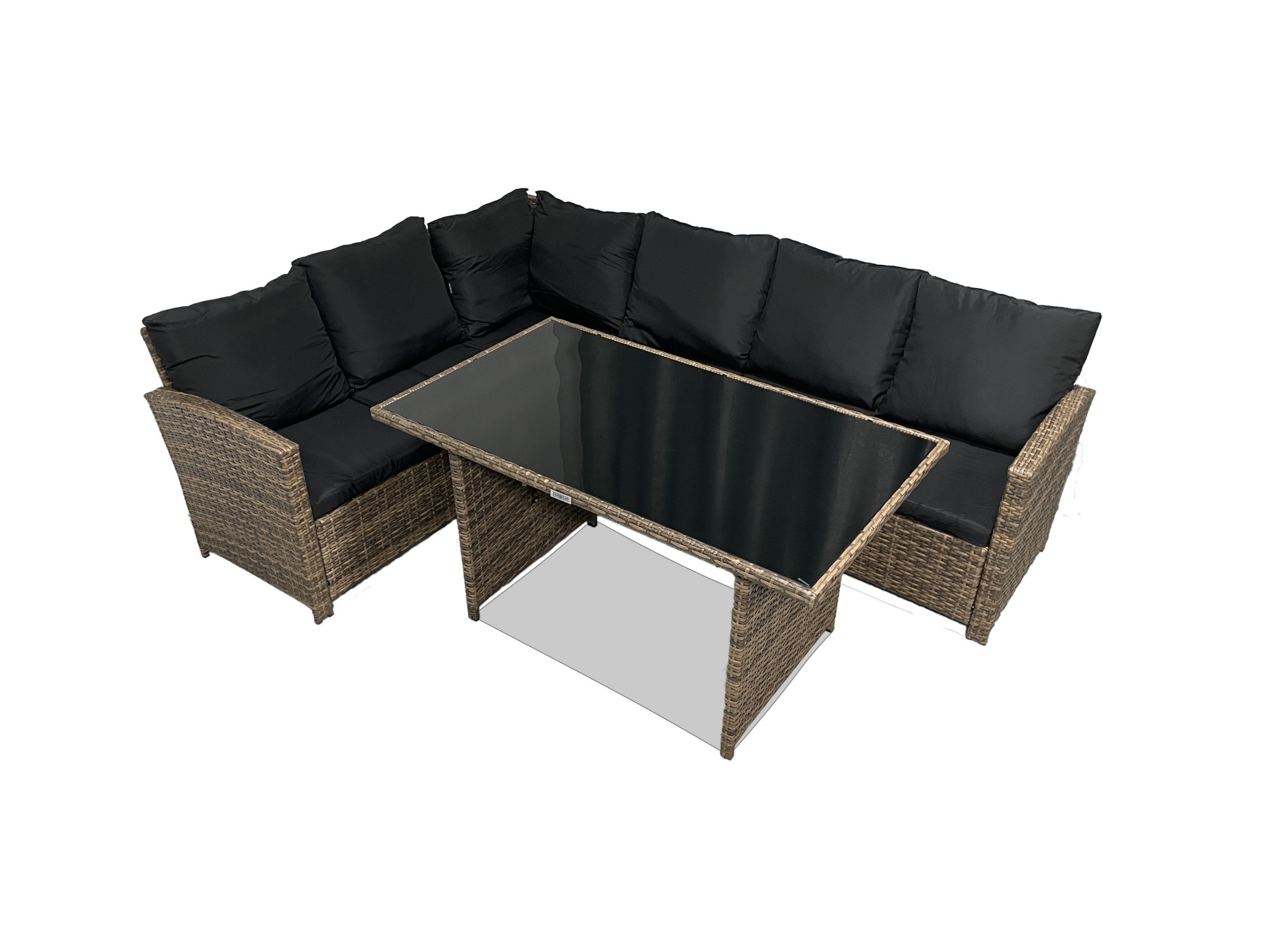 Садові меблі з ротангу Lounge Loft Набір "Мадрид" Лівий кут Світло-коричневий Light Brown - Зображення 2