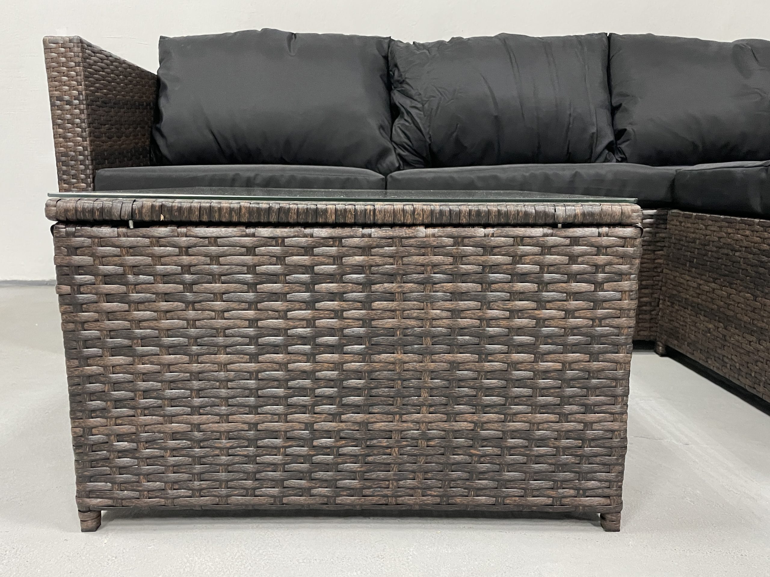 Садові меблі з ротангу Lounge Loft Набір "Lounge Terrace 3" Темно-коричневий Dark Brown - Зображення 10