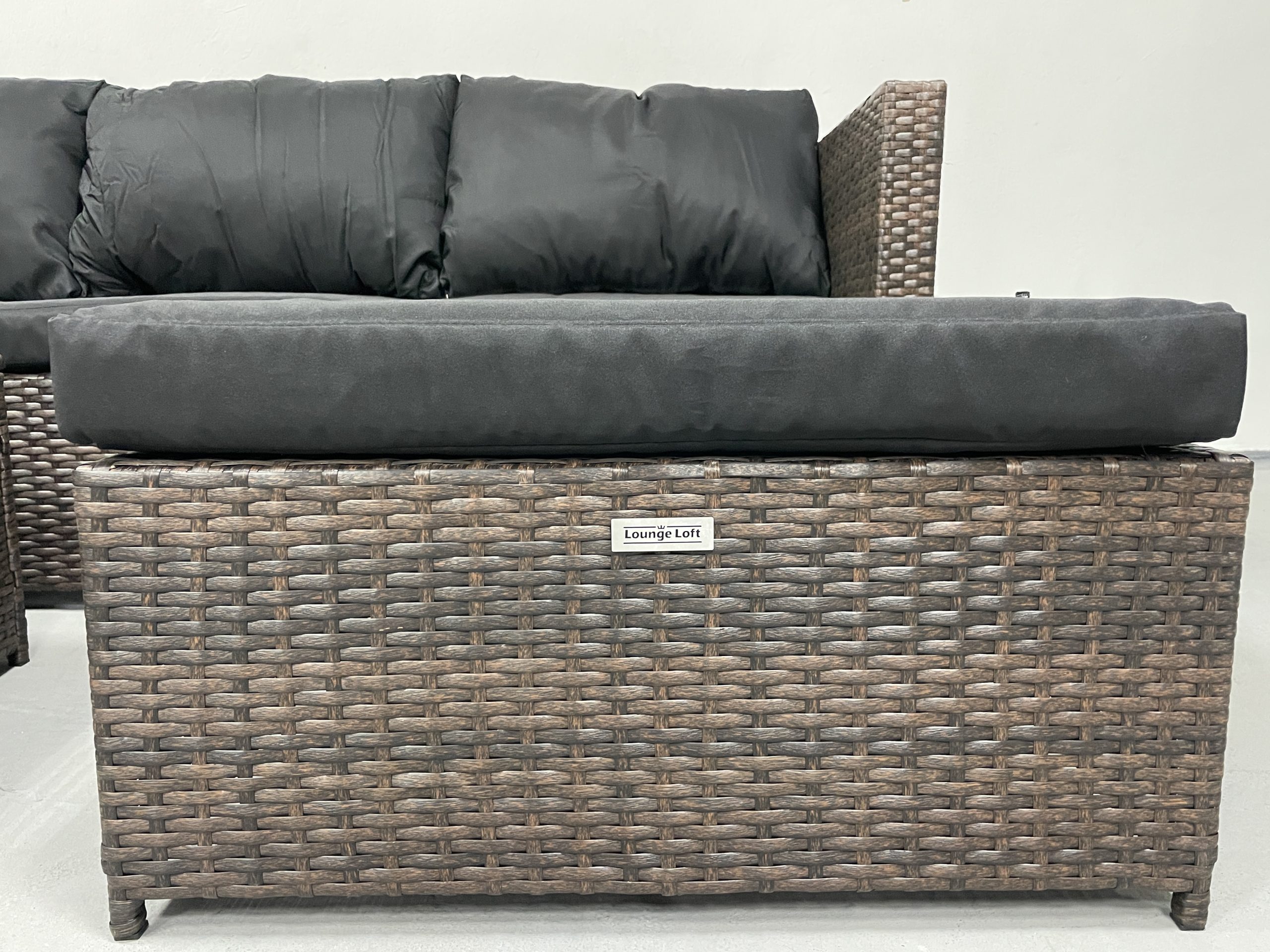 Садові меблі з ротангу Lounge Loft Набір "Lounge Terrace 3" Темно-коричневий Dark Brown - Зображення 11