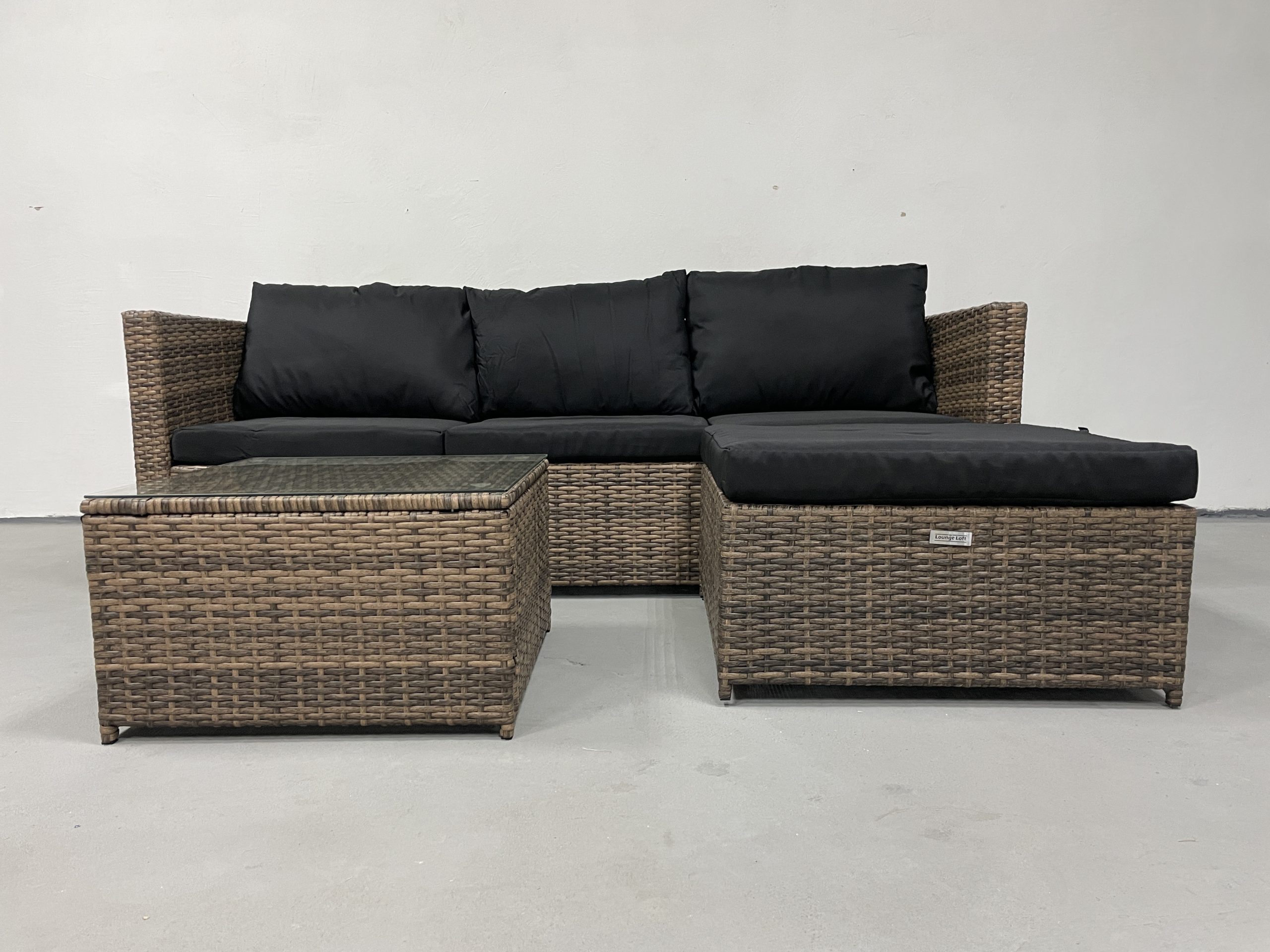 Садові меблі з ротангу Lounge Loft Набір "Lounge Terrace 3" Світло-коричневий Light Brown - Зображення 6