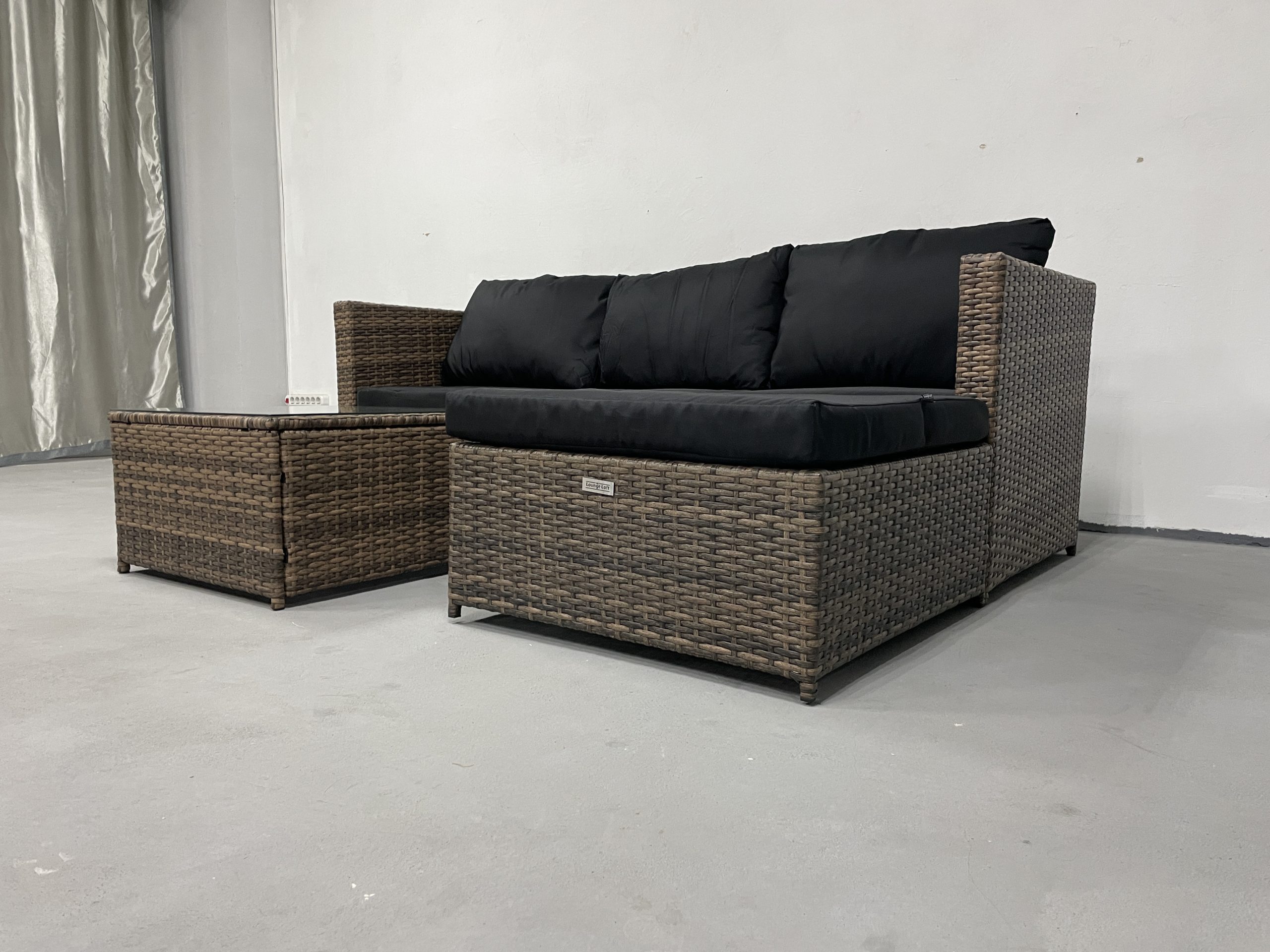 Садові меблі з ротангу Lounge Loft Набір "Lounge Terrace 3" Світло-коричневий Light Brown - Зображення 10