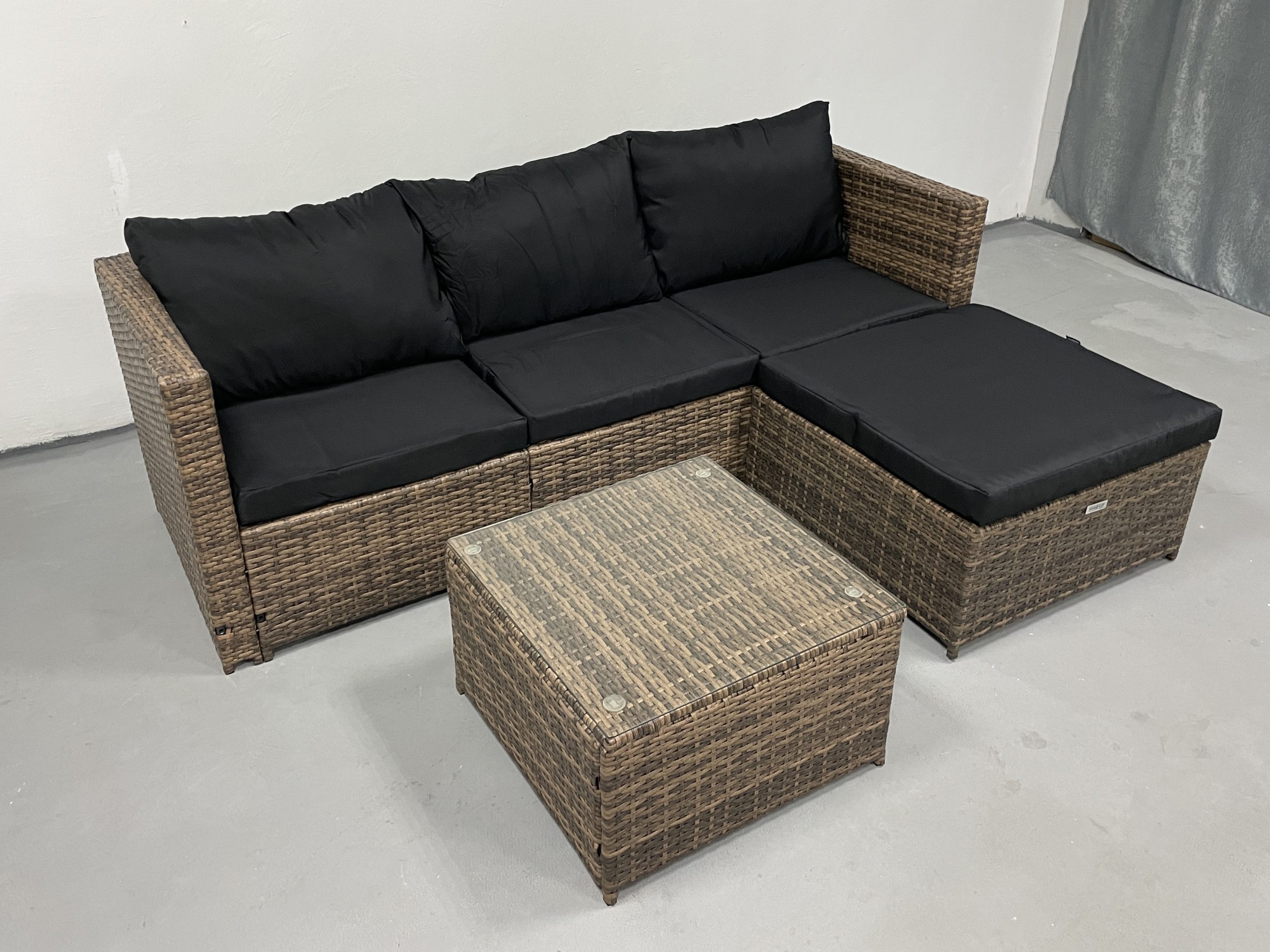 Садові меблі з ротангу Lounge Loft Набір "Lounge Terrace 3" Світло-коричневий Light Brown - Зображення 8