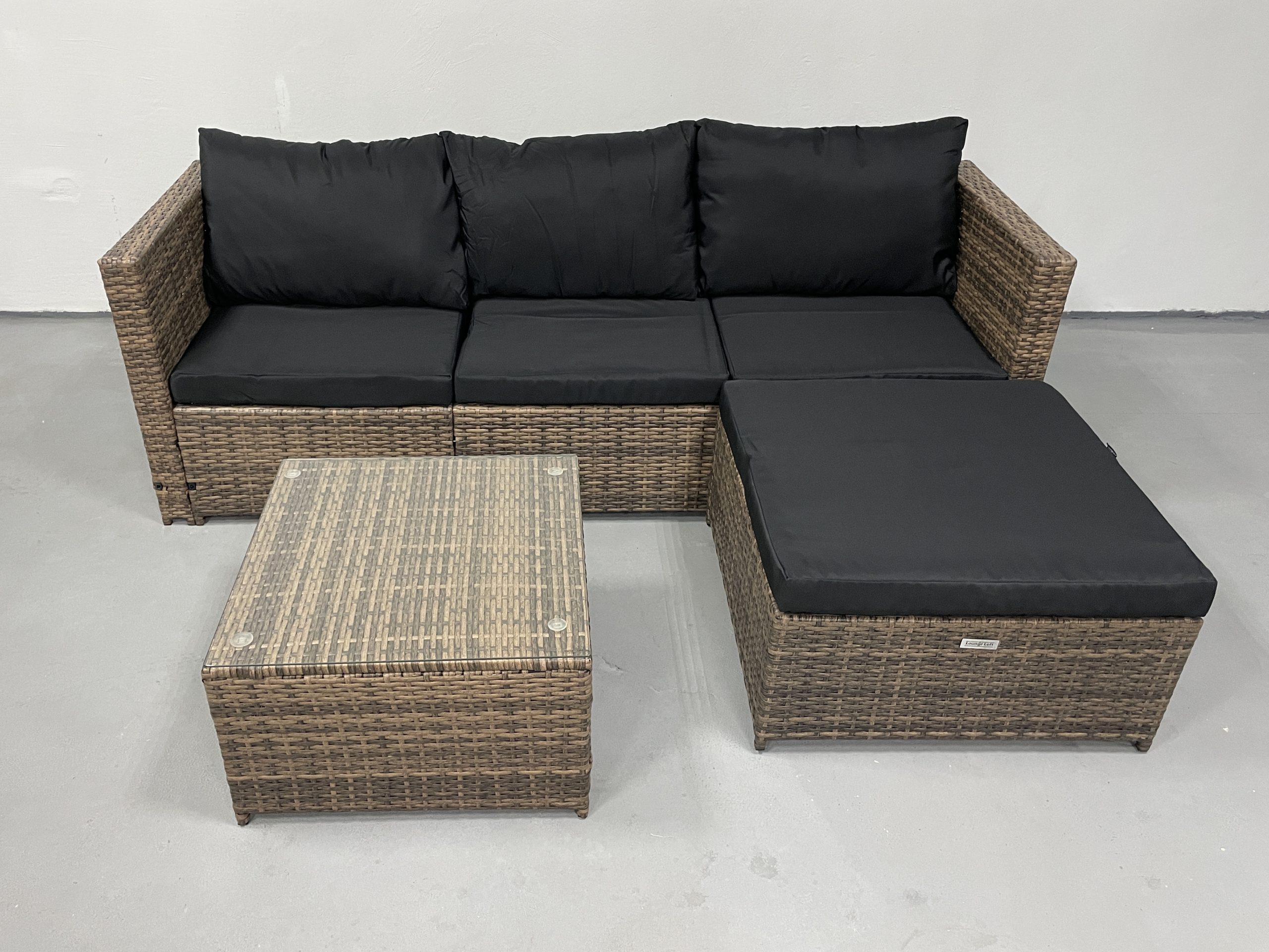 Садові меблі з ротангу Lounge Loft Набір "Lounge Terrace 3" Світло-коричневий Light Brown - Зображення 4