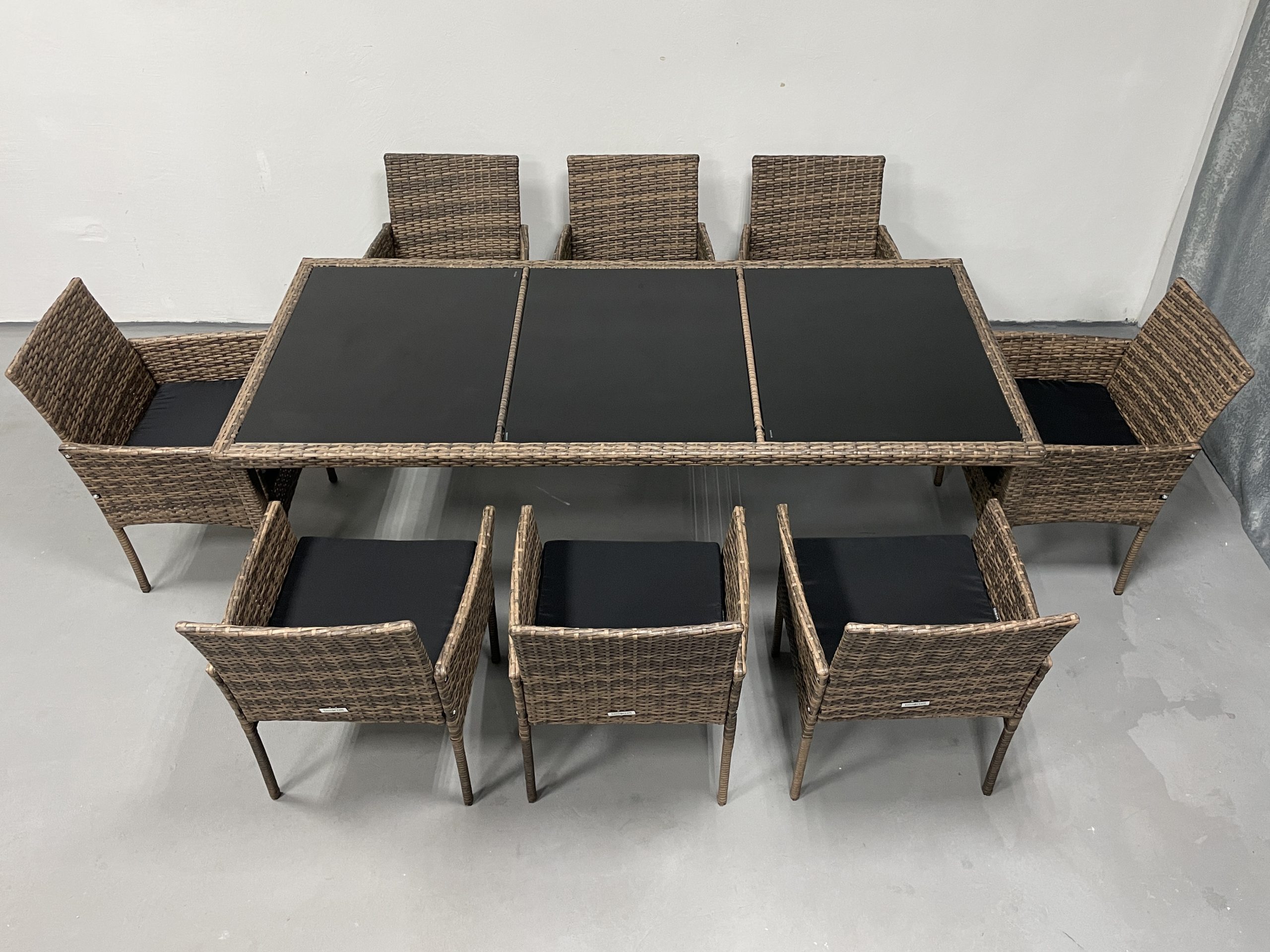 Садові меблі з ротангу Lounge Loft Набір "Big Family 8" Світло-коричневий Light Brown - Зображення 3