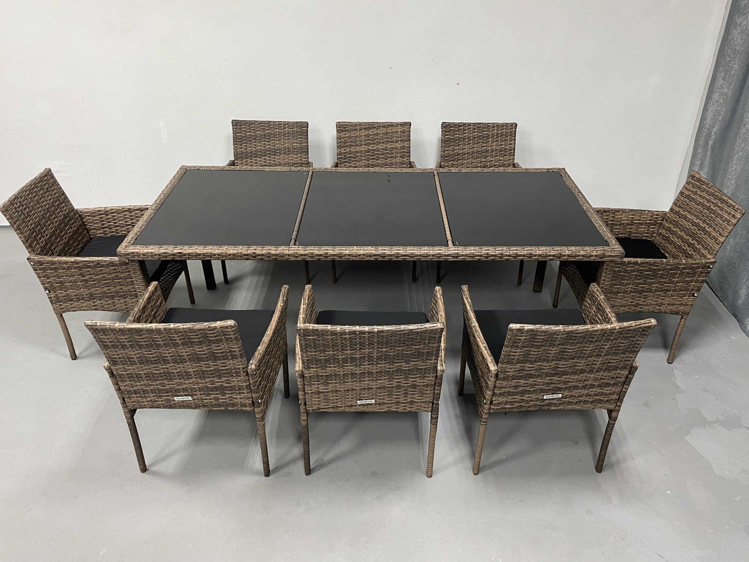 Садові меблі з ротангу Lounge Loft Набір "Big Family 8" Світло-коричневий Light Brown - Зображення 4