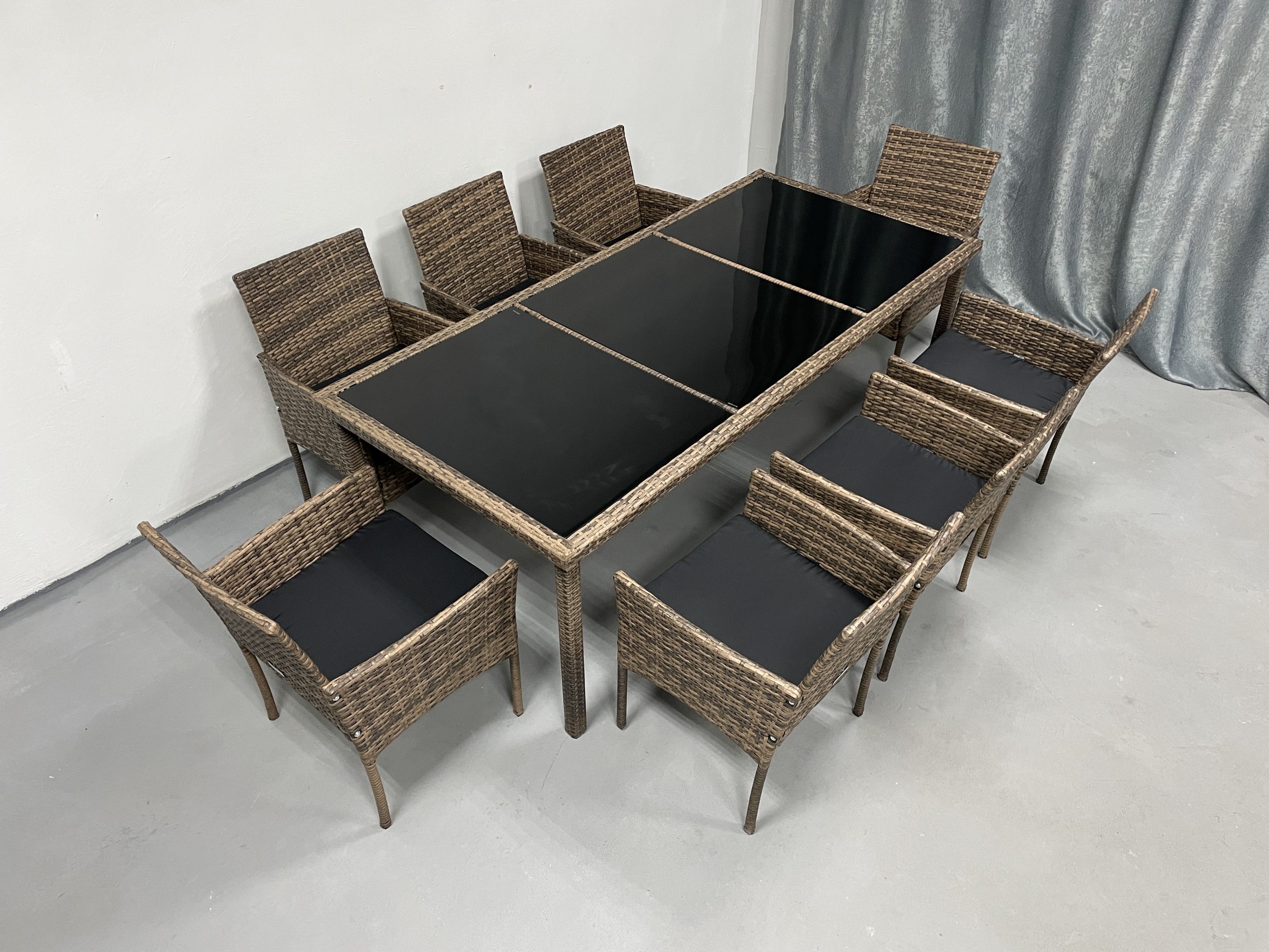 Садові меблі з ротангу Lounge Loft Набір "Big Family 8" Світло-коричневий Light Brown - Зображення 5