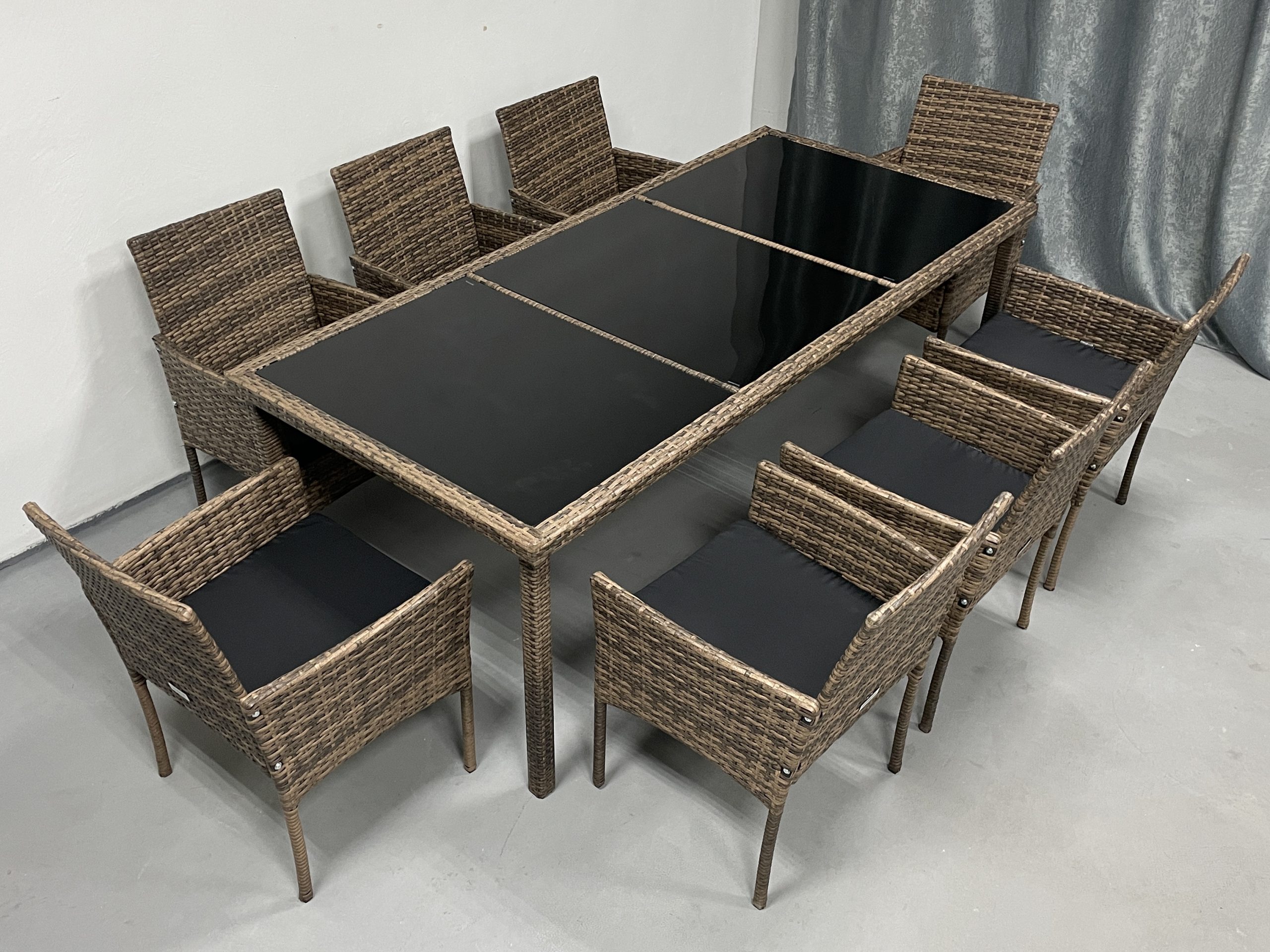 Садові меблі з ротангу Lounge Loft Набір "Big Family 8" Світло-коричневий Light Brown - Зображення 6