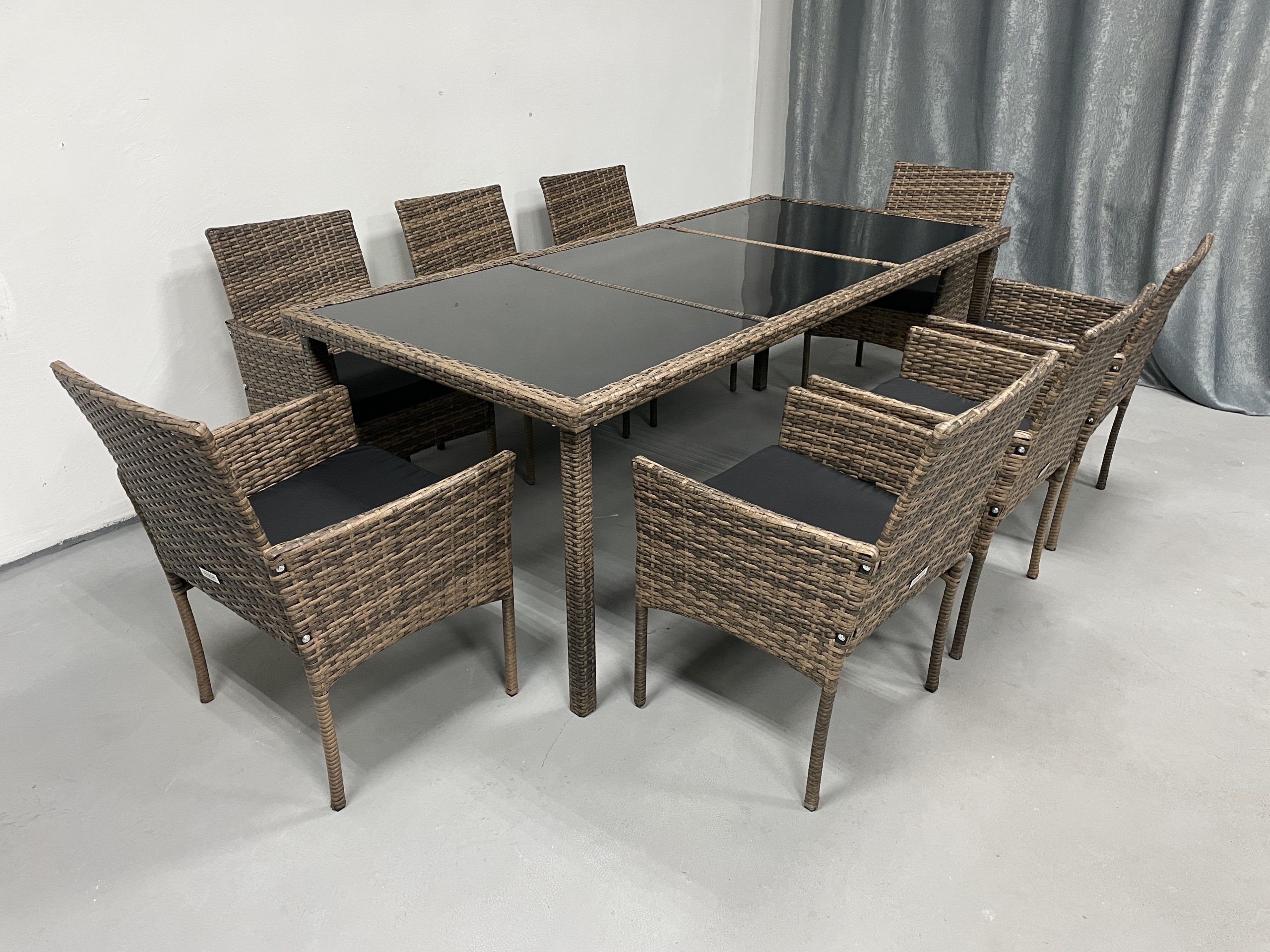 Садові меблі з ротангу Lounge Loft Набір "Big Family 8" Світло-коричневий Light Brown - Зображення 7