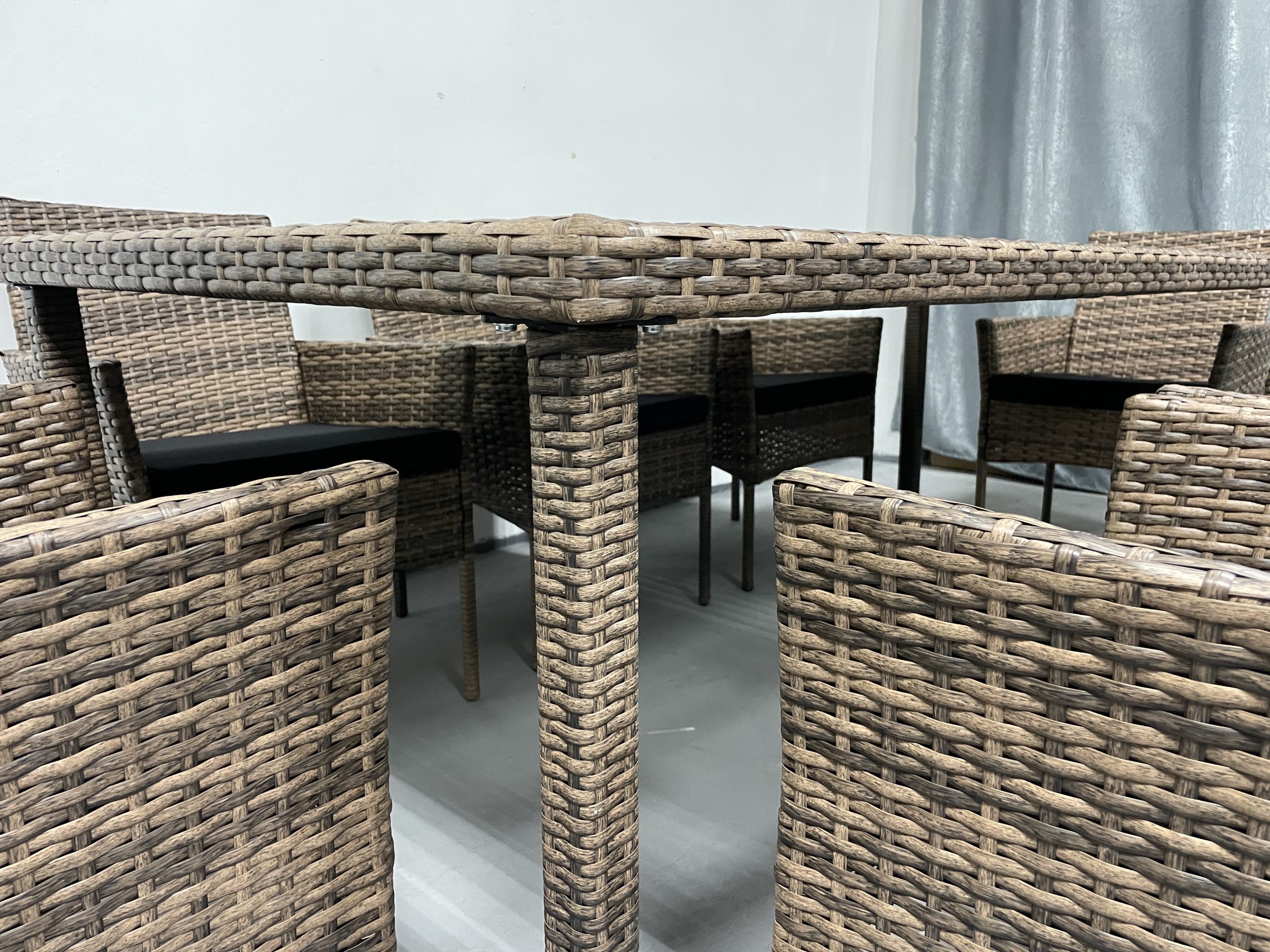 Садові меблі з ротангу Lounge Loft Набір "Big Family 8" Світло-коричневий Light Brown - Зображення 10