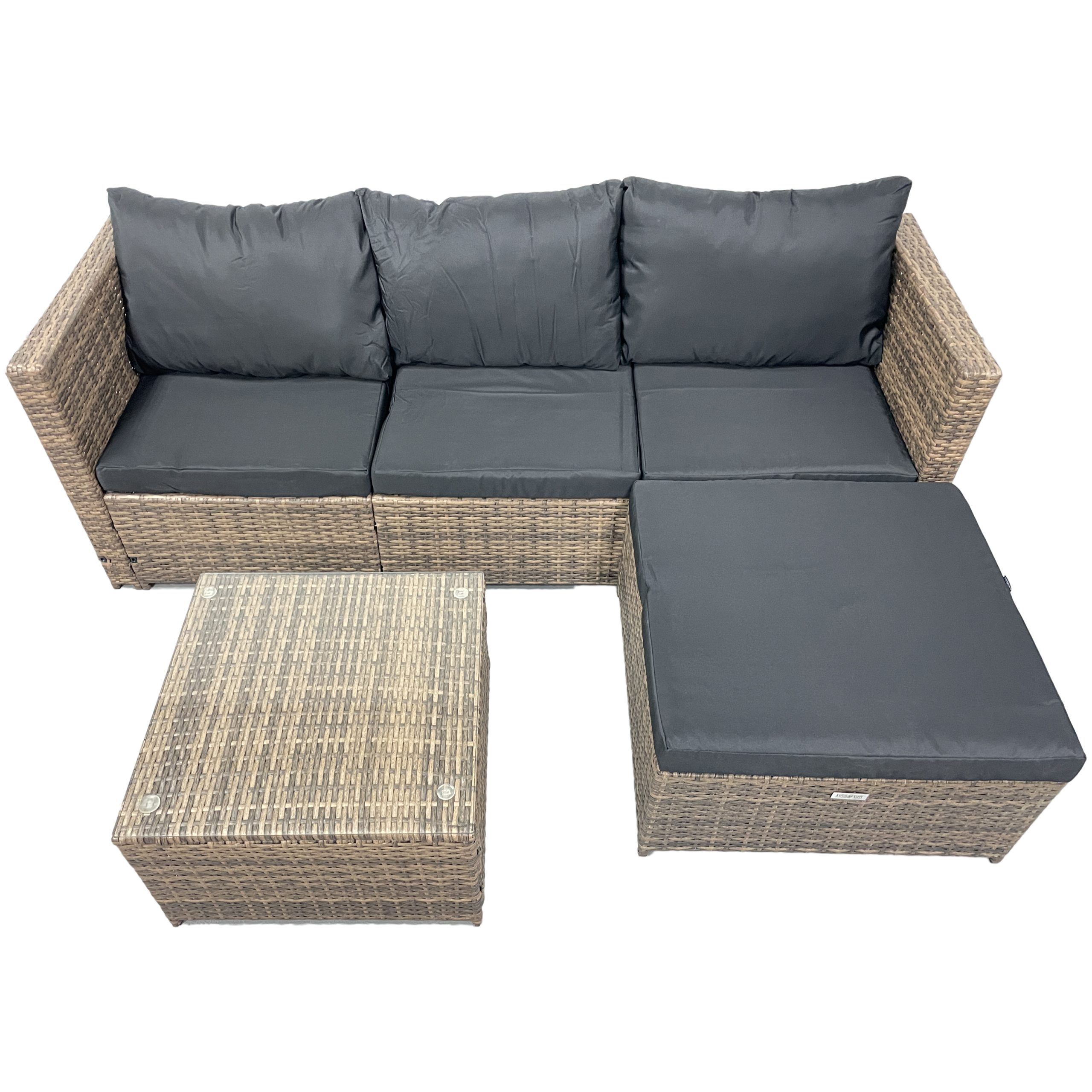 Садові меблі з ротангу Lounge Loft Набір "Lounge Terrace 3" Світло-коричневий Light Brown